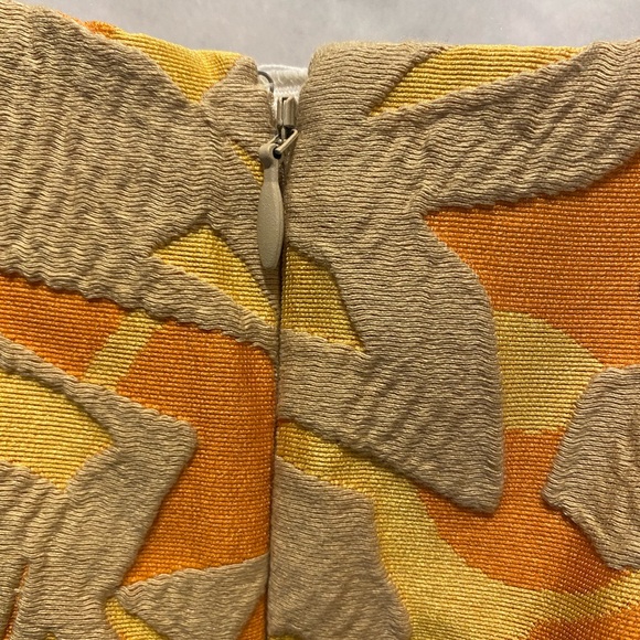 Prada Runway SS2009 Cloqué Astratto Dress Sabbia Arancio IT42 (US6) NWT - Picture 7 of 10